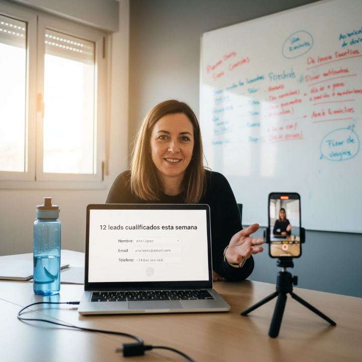 12 leads cualificados esta semana - Consultora de marketing